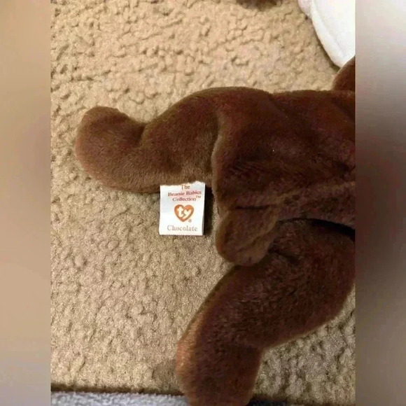 Lot Of 4 Ty 4058 Valentino Bear Beanie Baby 1993/1994 - Picture 7 of 8